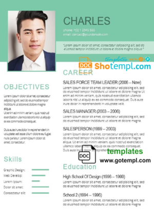 Your Professioanl Resume Template in WORD format