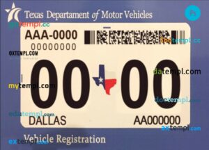 USA Texas Auto Insurance template in PSD format, Bonus editable photo look on the table