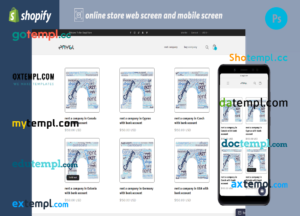 company renting fully ready online store Shopify hosted and products uploaded 30