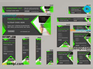# itechnology editable banner template set of 13 PSD